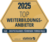 Siegel von Statista: 2024 TOP Weiterbildungsanbieter