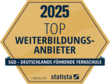 Siegel von Statista: 2024 TOP Weiterbildungsanbieter